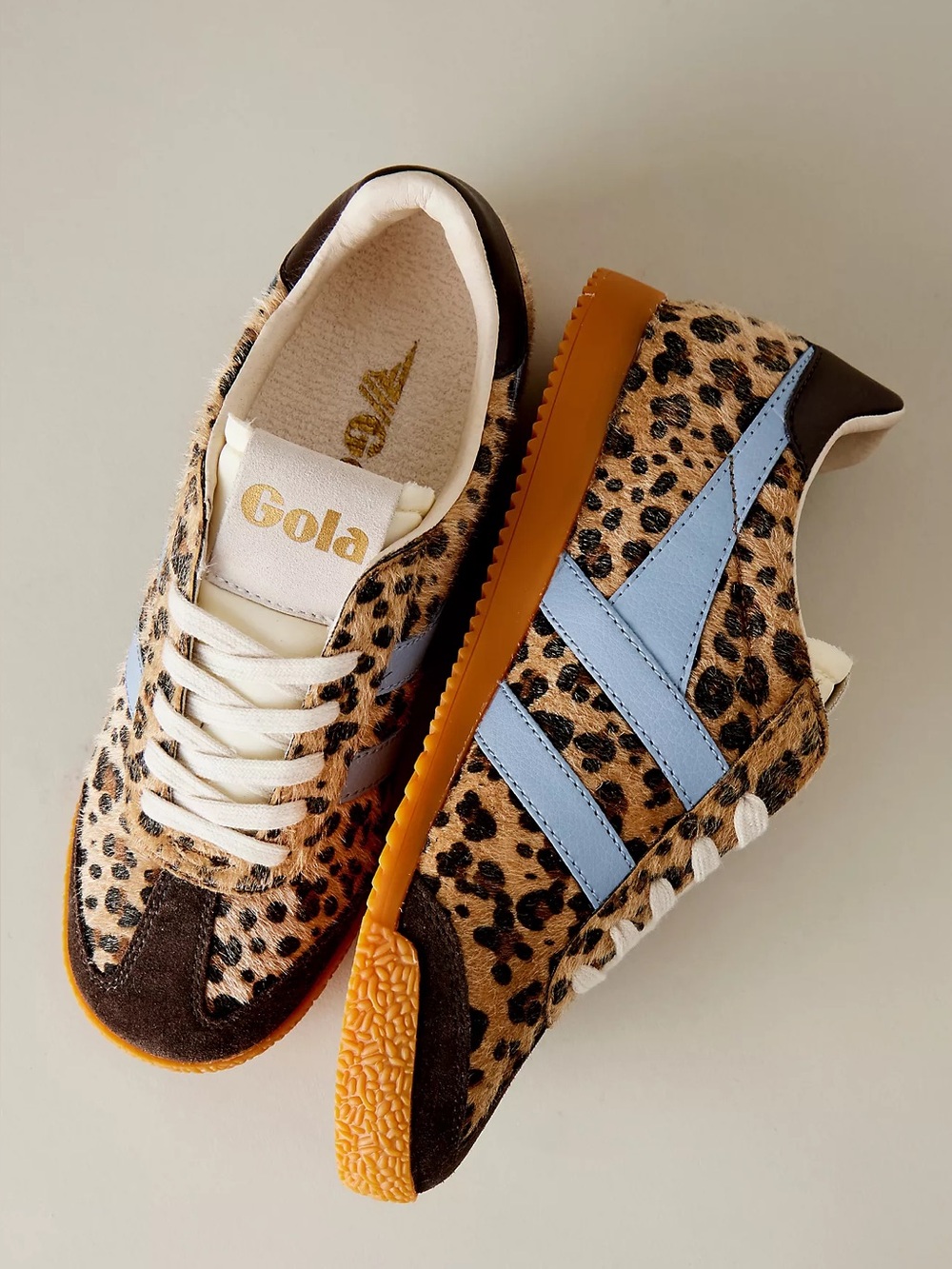 Gola x Anthropologie Elan Leopard Trainers